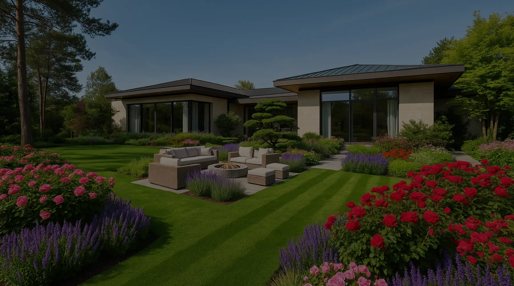 Ландшафтный дизайн под ключ в Альметьевске и Республике Татарстан